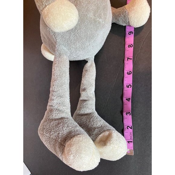 Manhattan Toy Company Gray Bunny Rabbit 17" Plush Stuffed Animal 2009 EUC - Picture 14 of 14